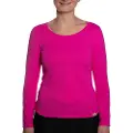 IQ-UV Uv Wave O Neck Rashguard Med Lange Ermer Til Dame