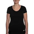 IQ-UV Uv Wave O Neck Rashguard Med Korte Ermer Til Dame