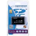 Esperanza EA119 - Kortleser - alt-i-1 (MS, miniSD, MS Duo, SDHC, microSD, MMCplus, SDXC, MMCmobile, xD, MS Micro, CF) - USB 2.0