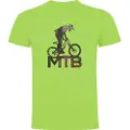 Kruskis Mtb Background Kortarmet T-skjorte