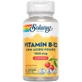 Solaray Vitamin B-12 + Folsyre 1000mcgr 90 Enheter