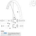 Mavic Xa Pro Carbon 27.5 Front/rear Eiker 12 Enheter