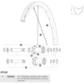 Mavic Crossmax Pro Carbon 27.5 Front/rear Eiker 14 Enheter