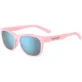 Mga SWANK briller sateng krystall blush (1 glass Smoke Bright Blue 11,2 % lystransmisjon) (NY)