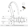 Mavic Ksyrium Elite Disc/disc Ust 2017 Eiker 12 Enheter