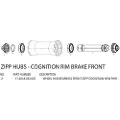 Zipp Venstre Endelokk For Cognition Baknav