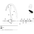 Mavic Ksyrium Elite Disc Ust 20 Rear Felg