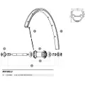 Mavic Rossland/xmax Enduro/cosmos 2/kys Equipe Forhjulsaksel