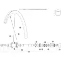 Mavic Cosmic Pro Carbon Disc Venstre Eiker 12 Enheter