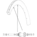Mavic Kit 2 Front/rear Cosmic Pro Carbon Ust Disc Eiker