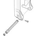 Specialized Ohlins Rxf-36 Bolt On 5 Mm Hex Head Gjennomgående Aksel Foran