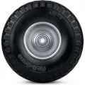 Humberg Tubeless trillebårhjul 3,00-4 sort og sølv Humberg