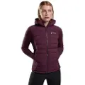 Montane F Composite Hoodie, dunjakke, dame, lilla