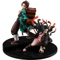 Megahouse Demon Slayer Kamado Tanjiro Og Nezuko Precious G.e.m. Series-figur 17 Cm