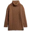 Superdry Cable Lang Ermet Midi-kjole