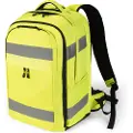 Dicota Hi-Vis - Ryggsekk - 32-38 liter - termoplast-polyuretan (TPU), 600D RPET - gul