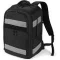 Dicota Reflective - Ryggsekk - 600D RPET, premium termoplastisk polyuretan (TPU) - svart