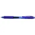 Pentel EnerGel-X, Uttrekkbar gelépenn, Blå, Blå, Plast, Rund, Ambidekstriøs