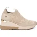 Xti for woman. 14308402-BEIGE Trainers 143084 beige (41), Flat, 3 to 5 cm, Laces, Casual