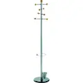 Alco Garderobeskab 2807 2807 Antallet af kroge: 8 (Ø x H) 38 cm x 175 cm Metal (pulverbelagt) Sølv 1 stk