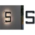 Paulmann 798.46, Utendørs veggbelysning, Sort, Plast, IP44, Gatenavn, III