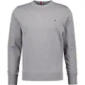 Tommy Hilfiger for man. MW0MW30955 1985 Crew Neck grey sweater (M), Casual, Cotton, Sustainable