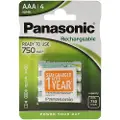 Wentronic LR03 AAA GENOPLADELIG BATTERI 4 STK. 750MAH I BLISTER