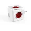 Allocacoc 2202rd/froupc Powercube Original Usb Skjøteledning