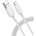 Anker 322 USB-A to USB-C Cable (0.9m Braided) - White