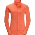 Jack Wolfskin Kammweg Fleecejakke Med Full Glidelås