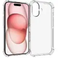 Mtp Products iPhone 16 Støtsikkert TPU-deksel - Gjennomsiktig