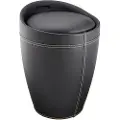 Wenko 21774100, 20 l, Rund, Polyester, Svart, Svart, 505 mm
