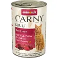 Animonda Økonomipakke: Animonda Carny Adult 12 x 400 g - Storfekjøtt & hjerte