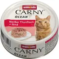 Animonda Carny Ocean 12 x 80 g - Hvit tunfisk + Storfe
