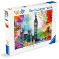 Ravensburger London Postkort Puslespill 500 brikker,