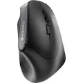 Cherry MW 4500 - Vertikal mus - ergonomisk - høyrehendt - optisk - 6 knapper - trådløs - 2.4 GHz - USB trådløs mottaker - svart