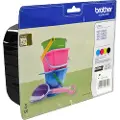 Brother LC221VALBP / LC 221 Value Pack 4-Pack Ink - Blekkpatron Blå
