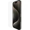 Belkin ScreenForce - Skjermbeskyttelse for mobiltelefon - herdet glass, behandlet - glass - for Apple iPhone 15 Pro