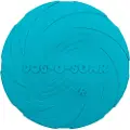 Trixie Dog Disc Frisbee Natural Rubber Blue 18cm