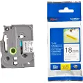 Brother TZe-S241 - Ekstra sterk adhesiv - svart på hvitt - Rull (1,8 cm x 8 m) 1 kassett(er) laminert teip - for Brother PT-D600 P-Touch PT-1880, D450, D800, E310, E550, E800, P900, P950