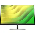 HP E24q G5 - E-Series - LED-skjerm - 23.8 - 2560 x 1440 QHD @ 75 Hz - IPS - 300 cd/m² - 1000:1 - 5 ms - HDMI, DisplayPort, USB - svart, svart og sølv (stativ)