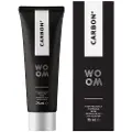 Woom Carbon+ whitening svart tannkrem med aktivt kull 75ml