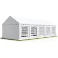 TOOLPORT 3x10 m partytelt, PVC-presenning, hvit