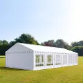 TOOLPORT 5x12 m partytelt, PVC-presenning, hvit
