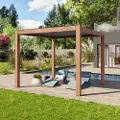 PRIMEYARD 3x3 m pergola, lamelltak, treimitasjon