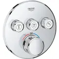 GROHE Grohtherm SmartControl Thermostat for installation with two valves, chrome