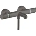 Hansgrohe Ecostat Comfort kar/brusetermostat, børstet sort krom