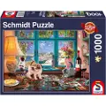 Adlibris Puzzlers Desk Puslespill 1000 brikker Schmidt