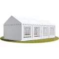 TOOLPORT 3x9 m partytelt, PVC-presenning, hvit
