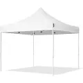 TOOLPORT 3x3 m stål, pop up partytelt, uden sidepaneler, hvit
